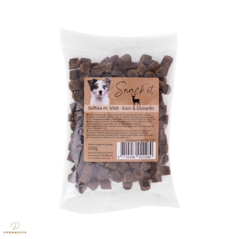 Softies m. Vildt - Korn &amp; Glutenfri 200g