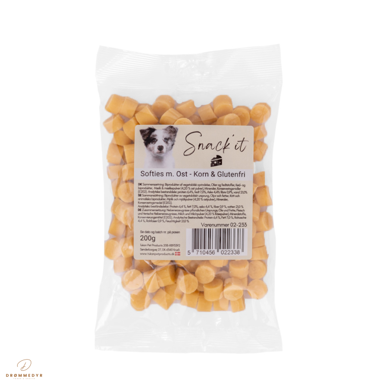 Softies m. Ost - Korn &amp; Glutenfri 200g