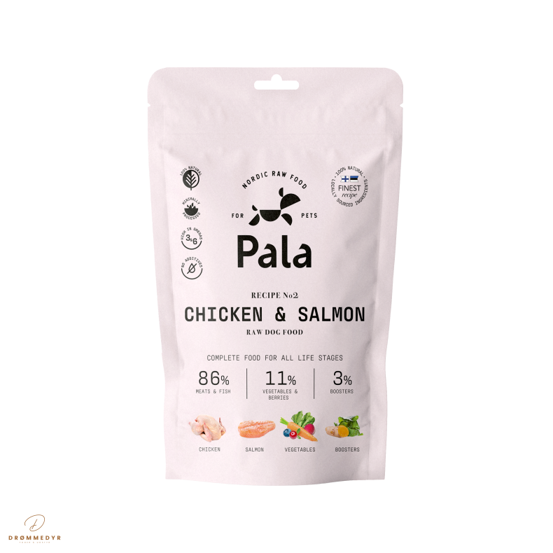 Pala Recipe no. 2 - Kylling &amp; Laks - 100 Gram