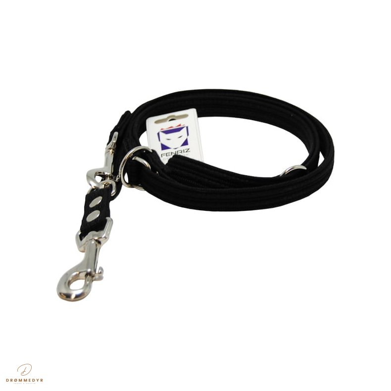 Fenriz dressurline, 2,2m/15mm, sort