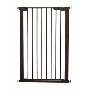 DogSpace Bonnie extra tall Pressure Fitted Pet gate, black 