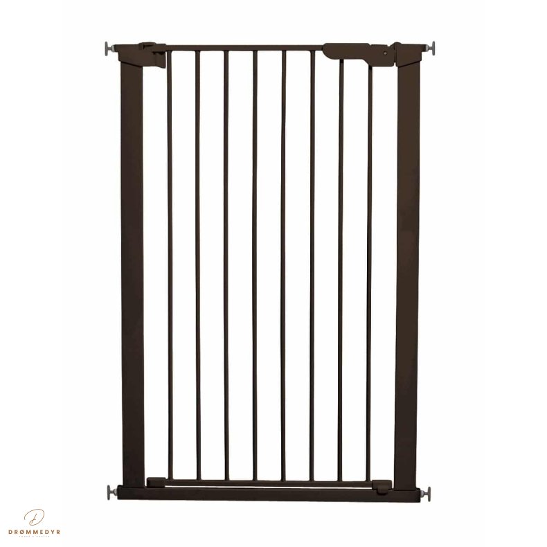 DogSpace Bonnie extra tall Pressure Fitted Pet gate, black 
