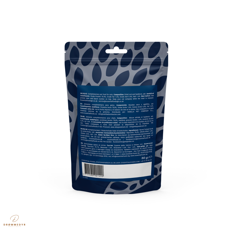 Essential Lynx Cat Snack - Cod &amp; haddock