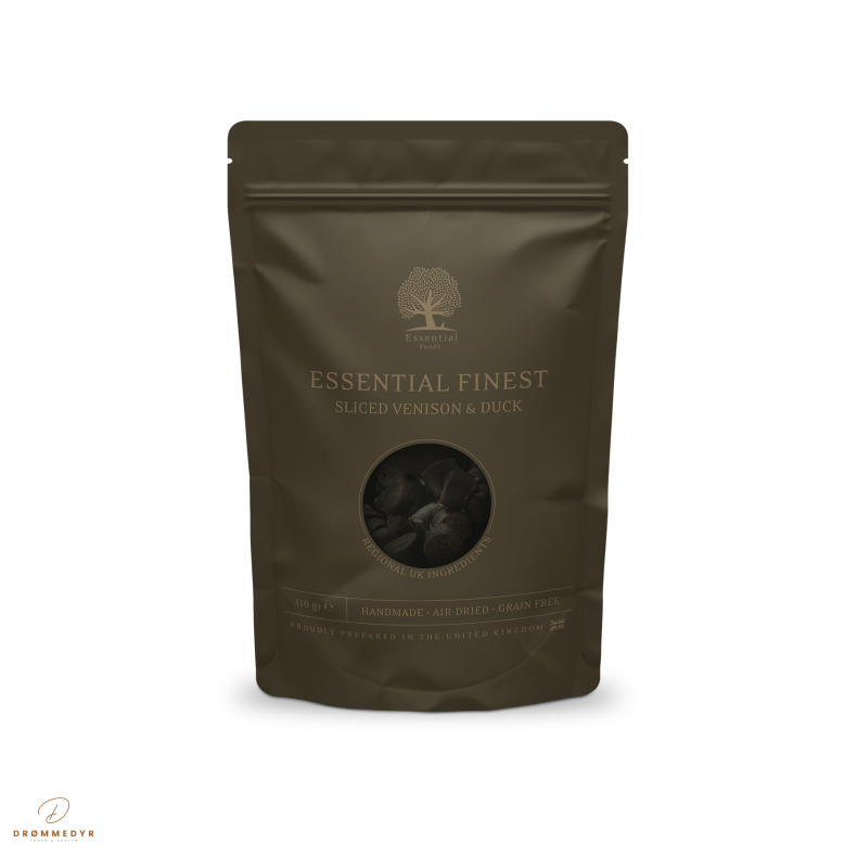 ESSENTIAL FINEST SLICED VENISON &amp; DUCK 110g