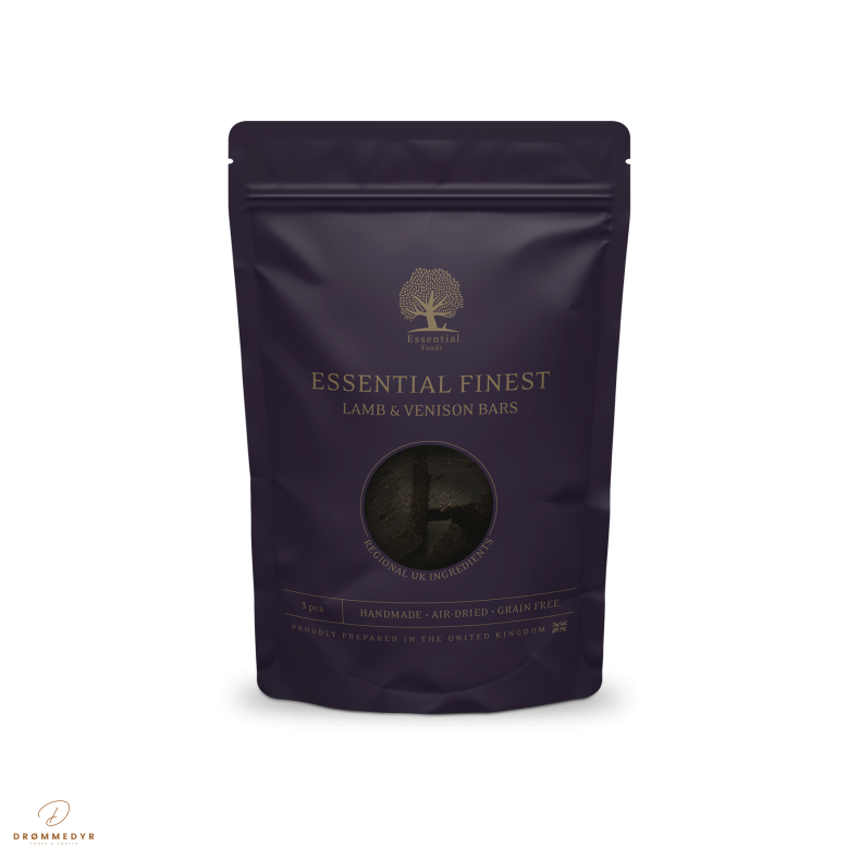 ESSENTIAL FINEST LAMB &amp; VENISON BARS 3stk
