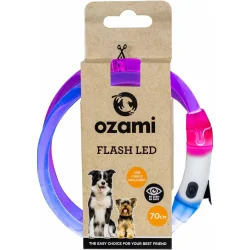 Ozami Flash LED-halsb�nd Multicolor 70 cm