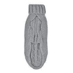 51 - Cosy Cable Sweater - Grey