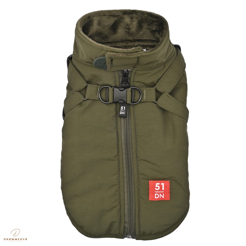 51 - Rain Harness Coat - Dark Green