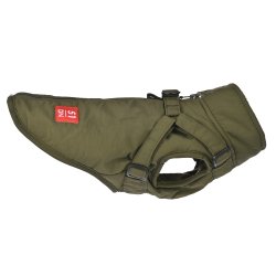 51 - Rain Harness Coat - Dark Green