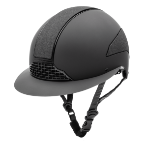 SWING Ridehjelm H24 Lady Shine, Sort, Mat.