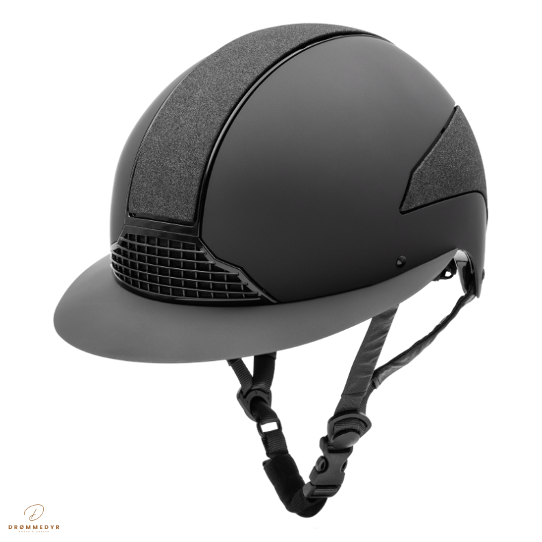 SWING Ridehjelm H24 Lady Shine, Sort, Mat.