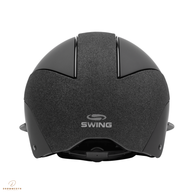 SWING Ridehjelm H24 Lady Shine, Sort, Mat.