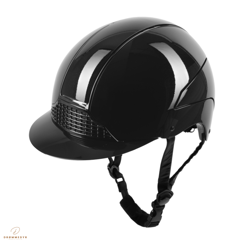 SWING Ridehjelm H24 Lady Glossy, Sort