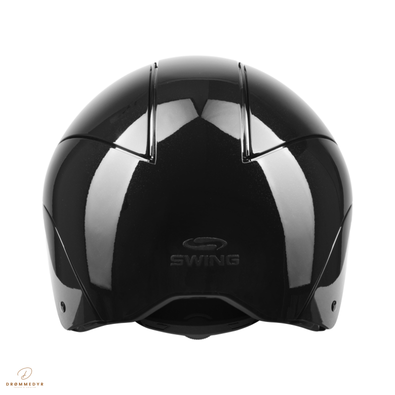 SWING Ridehjelm H24 Lady Glossy, Sort