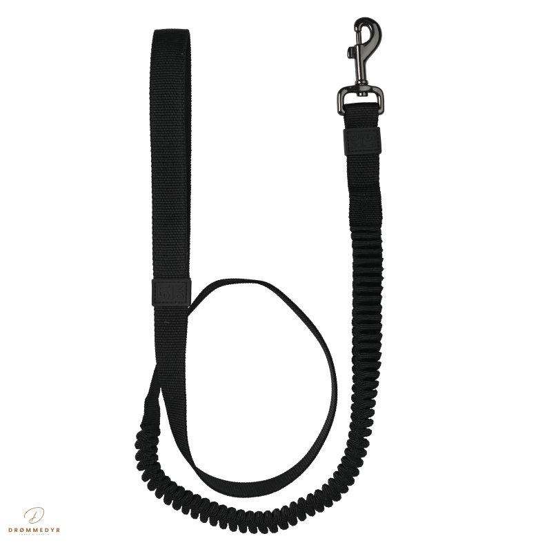 51 - Wanderful - Leash - Nylon - Bungee Flat - Black - 120x1,8cm