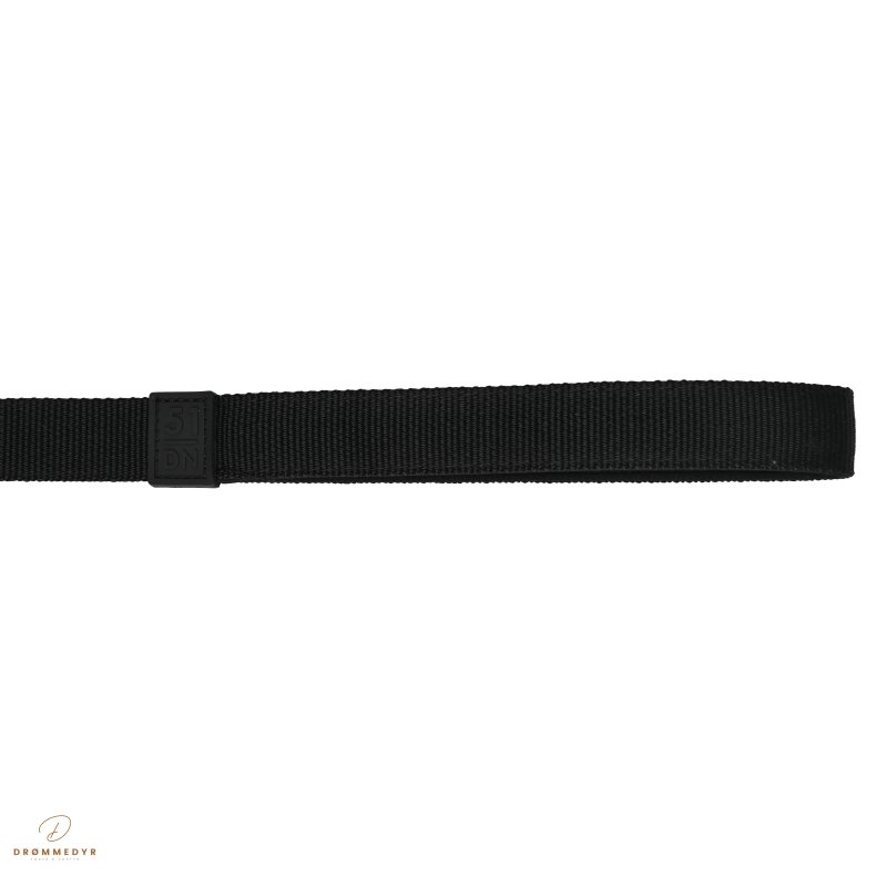 51 - Wanderful - Leash - Nylon - Bungee Flat - Black - 120x1,8cm