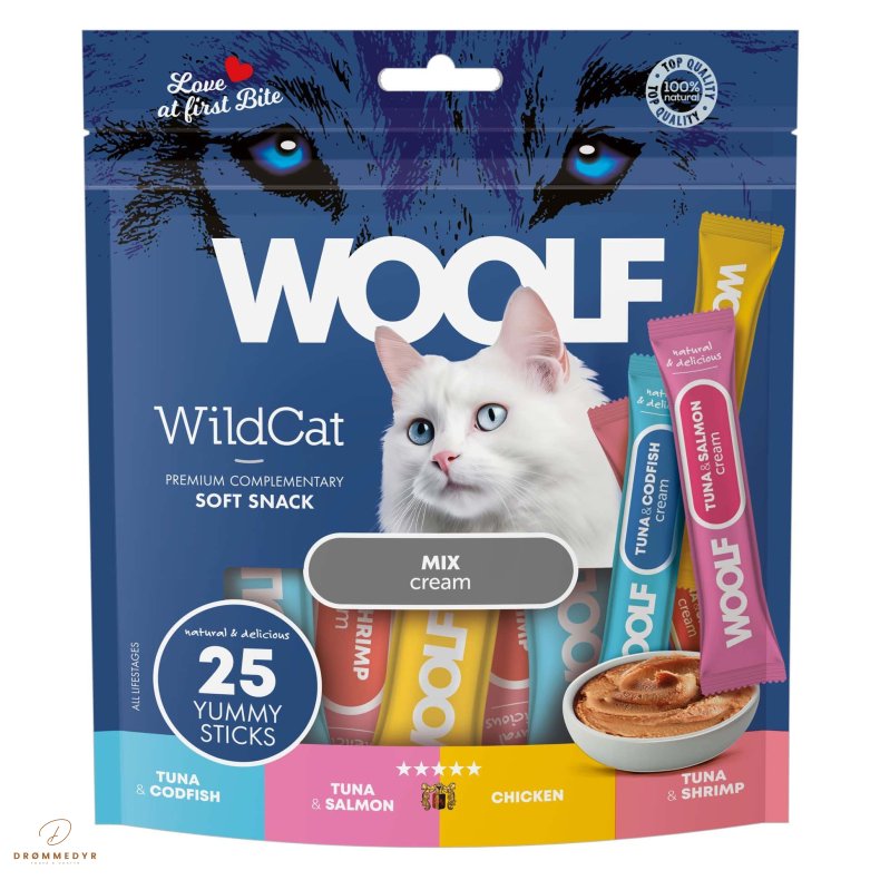 Woolf Wildcat Cream 25 stk - Mix flavour