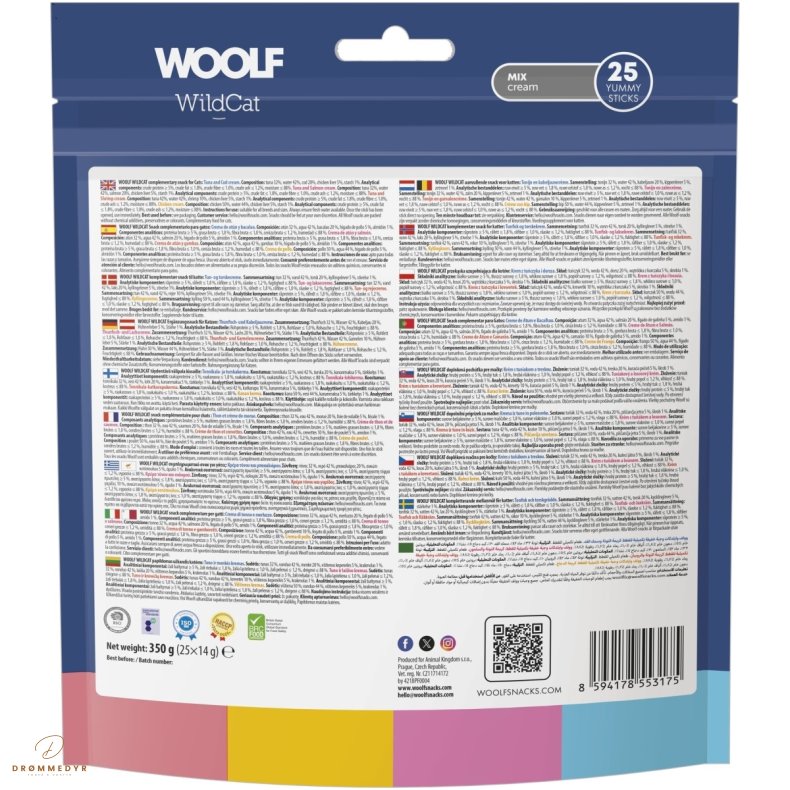 Woolf Wildcat Cream 25 stk - Mix flavour