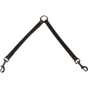 Kobler til to hunde - Brun, 30CM 12MM