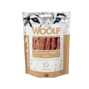 Woolf chicken jerky bars 100 gr.