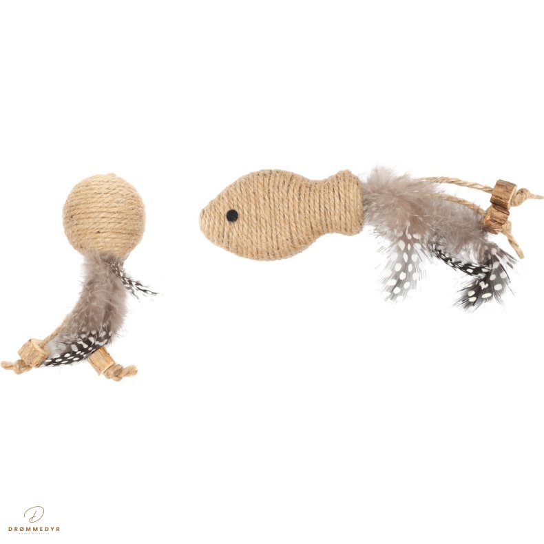 CT YUTSA FISH + BALL BROWN 15x4,5x2,5CM