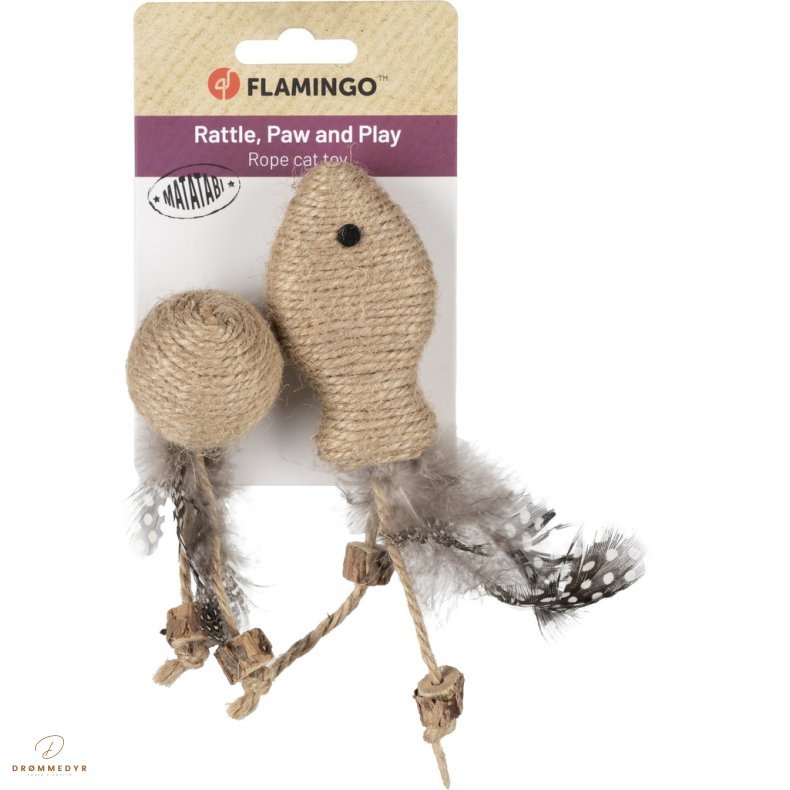 CT YUTSA FISH + BALL BROWN 15x4,5x2,5CM