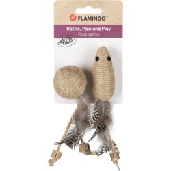 CT YUTSA MOUSE + BALL BROWN 13x3x3CM