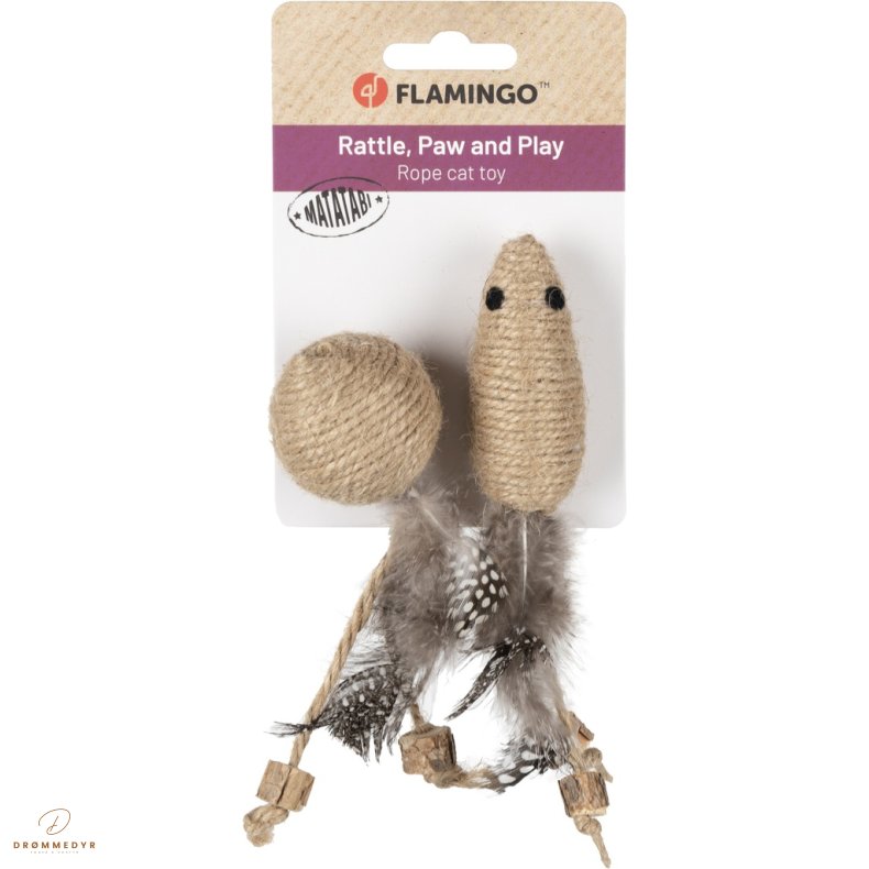 CT YUTSA MOUSE + BALL BROWN 13x3x3CM