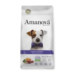 Amanova Eksklusiv Hjort - Hundefoder til kr�sne hunde - 10 kg
