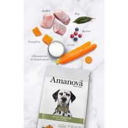 Amanova Sk�n Kanin - Kornfrit voksen hundefoder - 2 kg