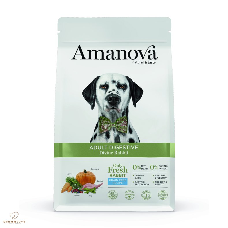 Amanova Sk�n Kanin - Kornfrit voksen hundefoder - 2 kg