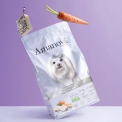 Amanova White Hair Special - Kornfrit voksen hundefoder til sm� hunde med hvid pels - 7 kg