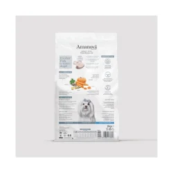 Amanova White Hair Special - Kornfrit voksen hundefoder til sm� hunde med hvid pels - 7 kg