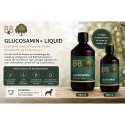 B&B Glucosamin+ Flydende 250 ml.