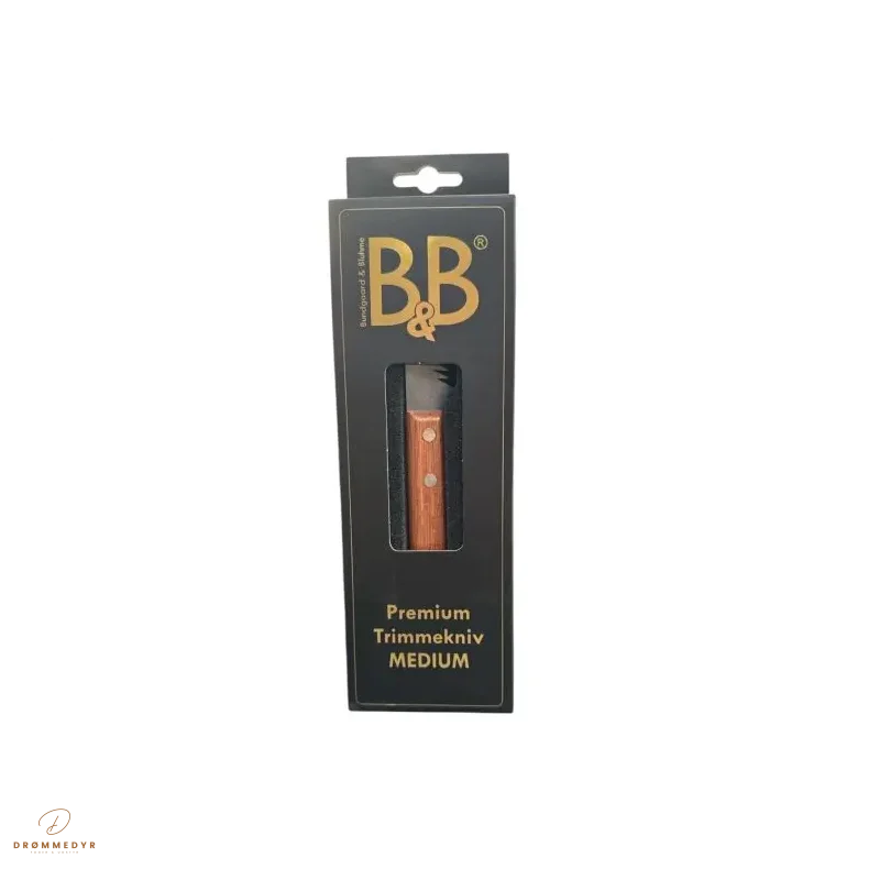 B&B Premium Trimmekniv - medium/grov