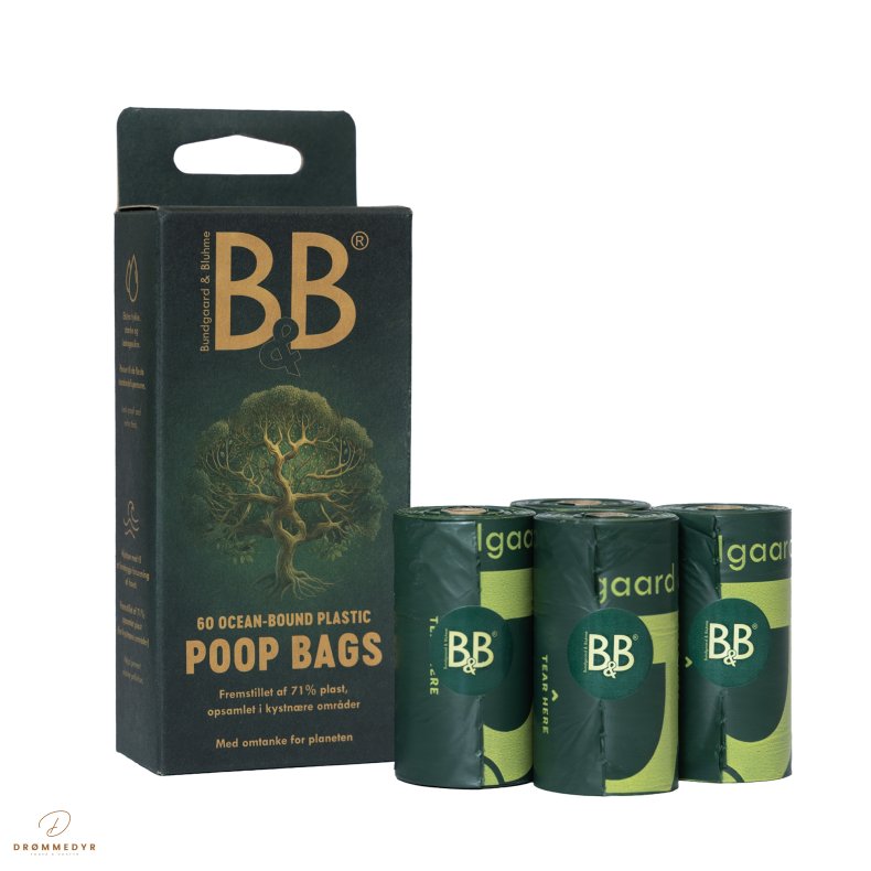 B&B hundeposer Ocean bound plastik 60 stk.