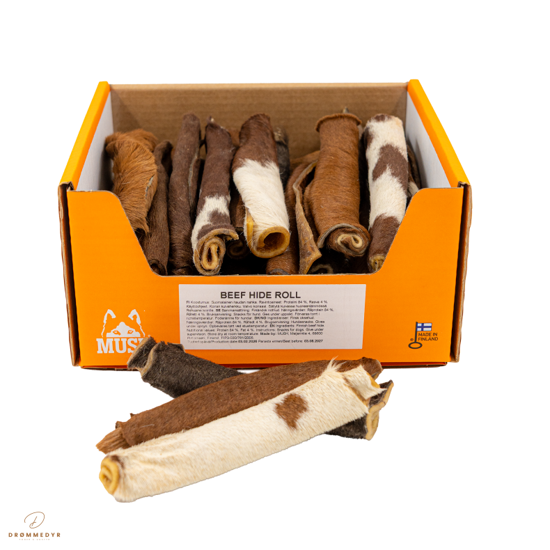 MUSH Oksehudsruller m. pels 18-20 cm