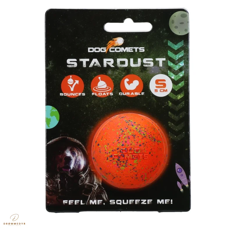 Dog Comets Ball Stardust Orange S