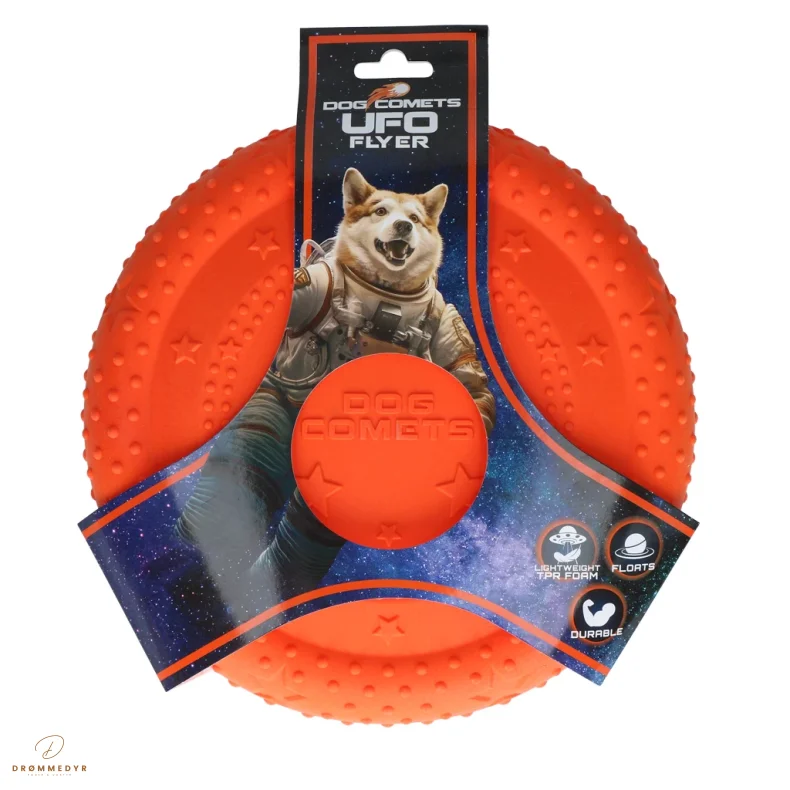 Dog Comets UFO Flyer Orange