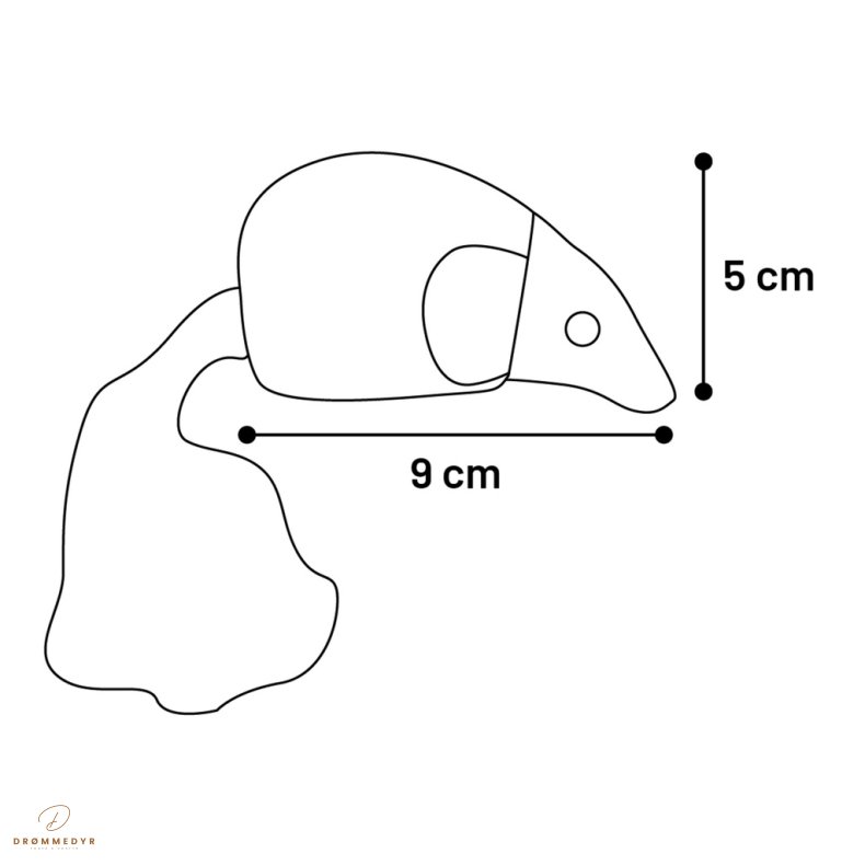 CT LEMMO MOUSE GREEN 9x5x14CM