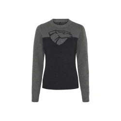 Catago Nebraska LS Y strik Gr� Melange
