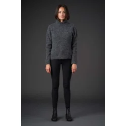CATAGO Valerie strik pullover M�rkegr� Melange