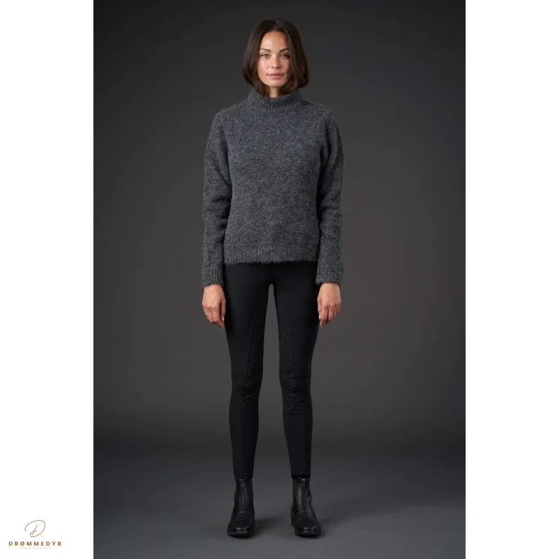 CATAGO Valerie strik pullover M�rkegr� Melange