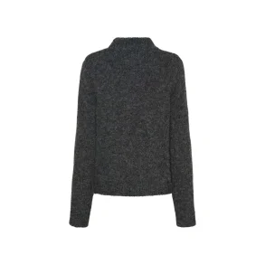 CATAGO Valerie strik pullover M�rkegr� Melange