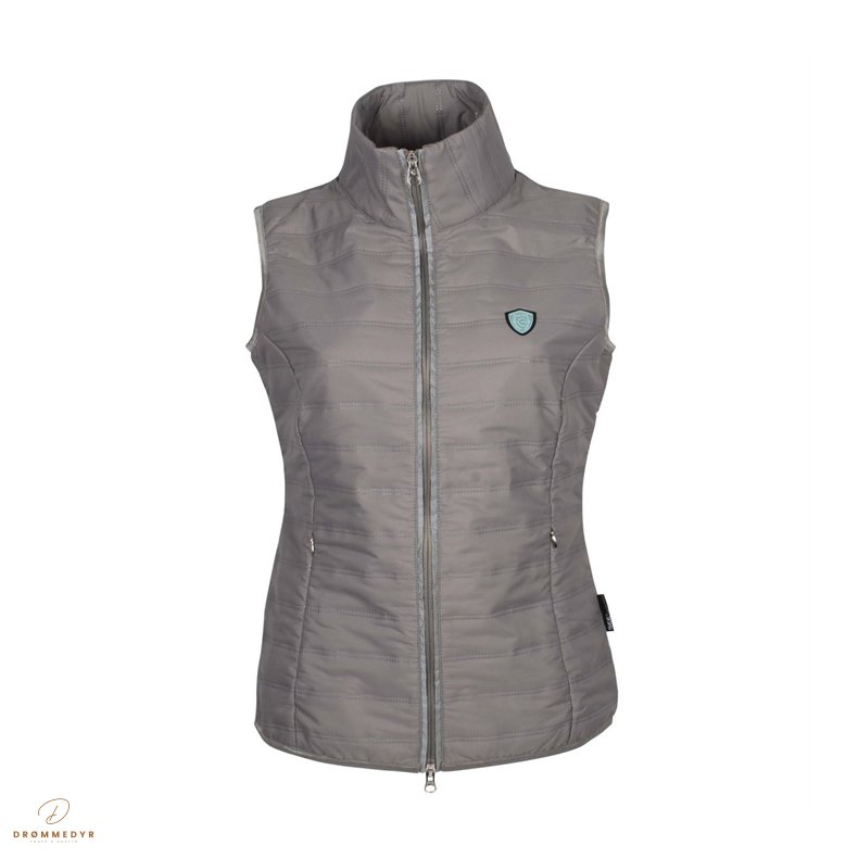 Covallerio Vest str. S, dark grey