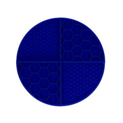 Eat Slow Live Longer Lick Mat Dimensions Circle Bl�