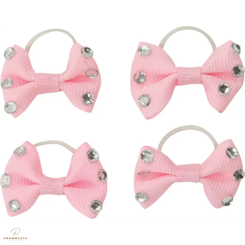 HG Show bows m. krystal pink, 20 stk.