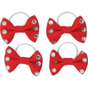 HG Show bows m. krystal r�d, 20 stk.