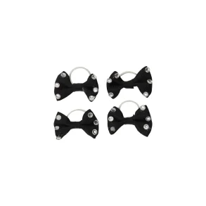 HG Show bows m. krystal sort, 20 stk.