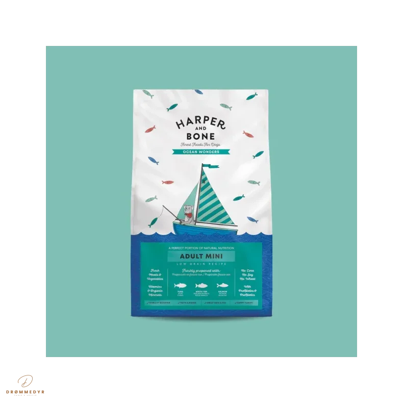 Harper &amp; Bone Ocean Wonders - Voksen hundefoder til sm� hunde - 2 kg 